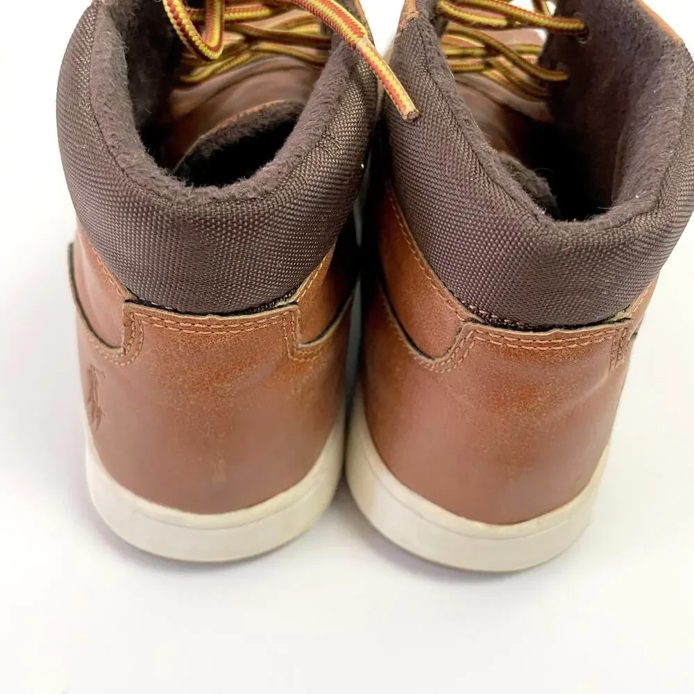 Polo Ralph Lauren Leather Chukka Sneaker Boots Sz 5 Minimalist Rugged‎ Casual